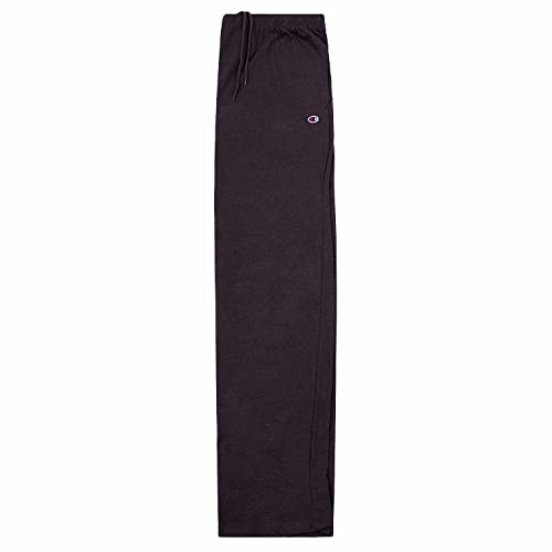 Image of Champion Mens Big and Tall Open Bottom Lounge Pants, Lightweight Jersey Sweatpants