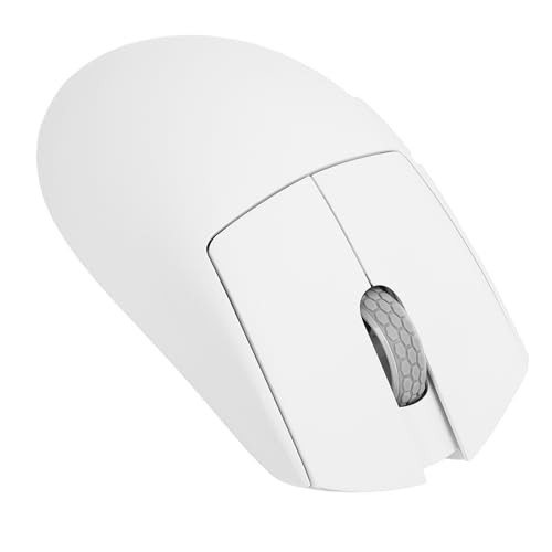 Mouse da Gioco per Computer Cablato 26000 DPI 3 modalità 2.4G 5.0 Tipo C con 7 Tasti Programmabili pc Portatile bluetooth wireless bianco