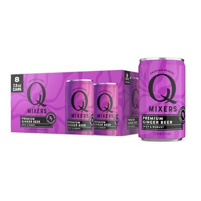 Q Tonic Ginger Beer Mixer 8 Pack 6.0 fl oz (Pack of 3)