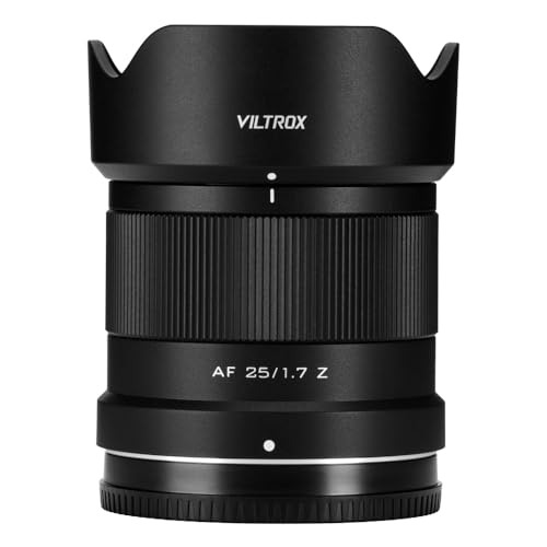 Image of VILTROX 25mm f /1.7 F1.7 APS-C Auto Focus Lens for Z-Mount Cameras,Large Aperture Camera Lens for Nikon Zfc Z30 Z50 Z8 Z8II Z7 Z7II Z6 Z6II Z5 Z9