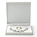 Oirlv White Velvet Jewelry Set Gift Box Ring Earring Big Necklace Storage Case