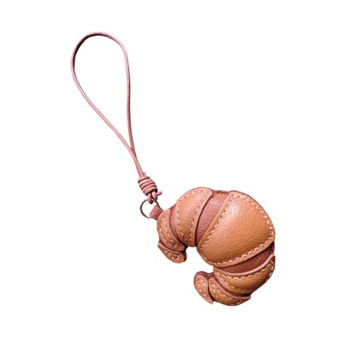 Pendentif sac croissant en cuir véritable pour relooker et valoriser vos anciens sacs - 5