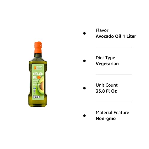 BetterBody Foods Refined Non-GMO Cooking Oil, Kosher, Keto and Paleo Diet Friendly, for High-Heat Cooking, 100% Pure Avocado Oil, 1 Liter, 33.8 Fl Oz 8 BetterBody Foods Refined Non-GMO Cooking Oil, Kosher, Keto and Paleo Diet Friendly, for High-Heat Cooking, 100% Pure Avocado Oil, 1 Liter, 33.8 Fl Oz