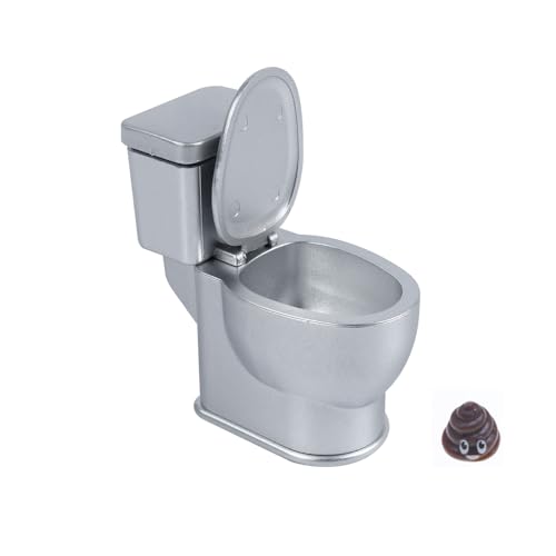 Ieron Mini Inodoro simulado, Modelo de baño en Miniatura, Modelo de utilería con Sonido de Descarga, Muebles creativos para el hogar, Modelo de Inodoro pequeño, Decoraciones de Escena en Miniatura