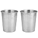 2 Pezzi Pinta Tazza in Acciaio Inox 230 Ml Infrangibile Impilabile in Metallo Bicchieri Riutilizzabili Boccale di Birra per La Casa in Campeggio Viaggi