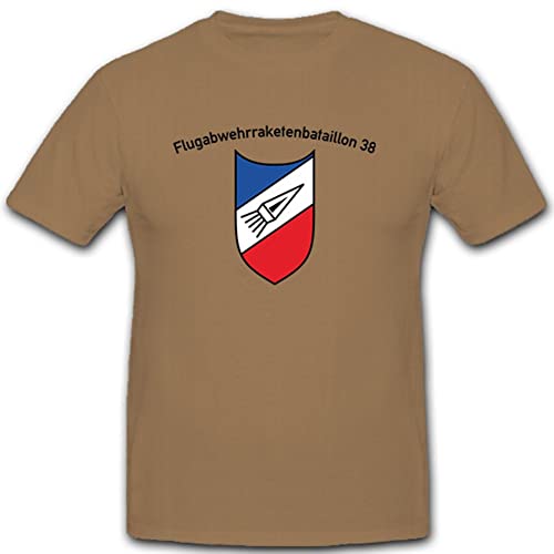 T-shirt militaire du Bataillon 38 flabw rakbtl allemand beige taille S