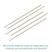 BOOSTEADY 6 Inch Cotton Gun Cleaning Swabs with Bamboo Handle in Storage Case（Choose Your Tip）