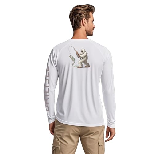 Fishing Shirts for Men Long Sleeve with UPF 50+ Sun Protection, Tagless Collar, and 4-Way Stretch Fabric3