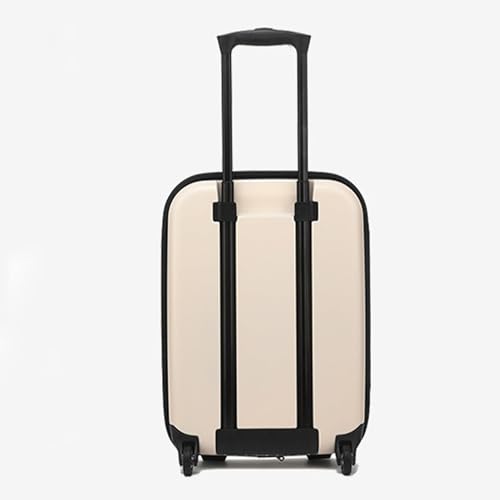 Hardside Luggage, Foldable Suitcases, Hardshell Suitcase, 62L, 65×25×40cm, 24in, with 2 silent wheels, thickened foot pads, 2-stage telescopic handle, lock hole, side pockets-Pink-24in3