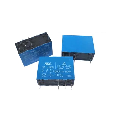 Relé SZ-S-105L 5V soluciona fallos de encendido en electrodomésticos 16A 8 pines