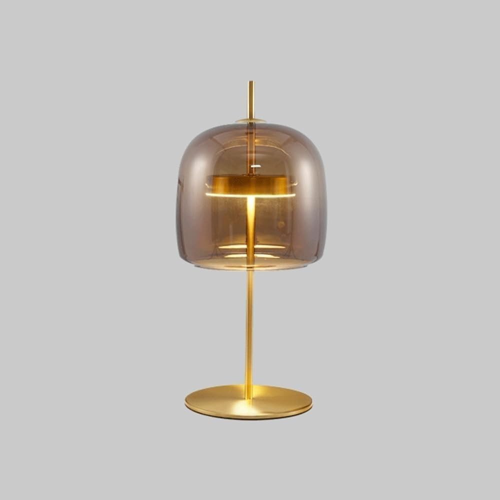 DFAEEKIYO Scanvian Postmodern Designer Glass Desk Lamp Classic Fashion Lighting for Living Room Study Reading and bar Decoration