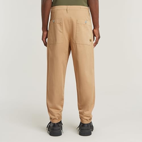 G-STAR Herren Pleated Chino Relaxed Tapered, Braun (Lion gd D24543-D910-B666), 31W / 32L – Ansicht 2