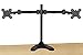 EZM Articulating Dual Monitor Mount Stand Free Standing with Grommet Mount Option Up to 27" Widescreen Displays(002-0027)