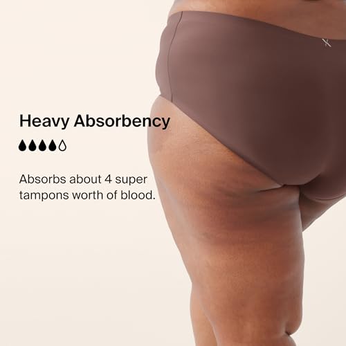 Image of KNIX Women Leakproof Period Underwear Boyshort - Heavy Flow Protection, Absorbs 4-7 Super Tampons