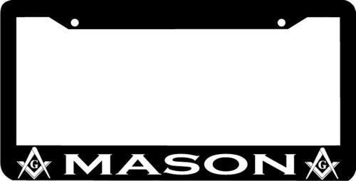 Hopes'sMason Masonic Moson Metal License Plate Frame Tag Holder Aluminum Funny Stylish 2 Holes 12 x 6 Inch