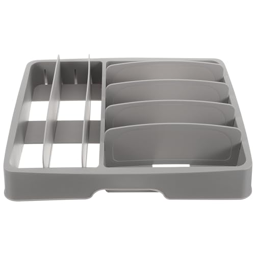 Hohopeti Organizador de Cubiertos de Multi-compartimentos para Cocina Caja de Almacenamiento para Utensilios Domésticos Organizador de Desmontable y Resistente