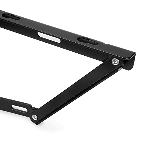 EMUCA - Satz mit Hebevorrichtungen für Kanapee-Bett, Vorderes System 135 cm, Schwarz, Stahl