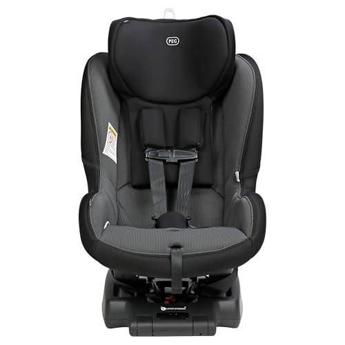 Image of PEG Primo Viaggio Convertible Kinetic - Reversible Car Seat - Crystal Black | Rear Facing for Children 5 to 45 lbs and Forward Facing for Children 26.5 to 65 lbs - Made in Italy