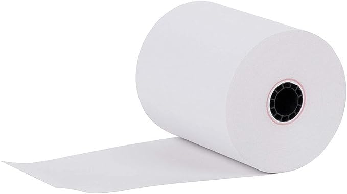 (4 Rolls) 3" x 165' 1 Ply Bond (Non –Thermal Kitchen Printer Paper) POS Receipt Cash Register For Star SP700 SRP275 SMP200 TMU200 MP500 NCR 2174 XR200 IMPA
