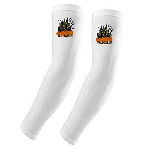 Manchons de protection UV pour les bras de nuit Hallowmas tissu élastique