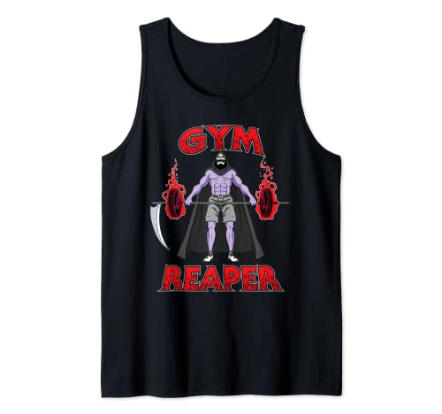 Palestra Reaper - Swole Grim Reaper Halloween Palestra Sollevamento Allenamento Canotta