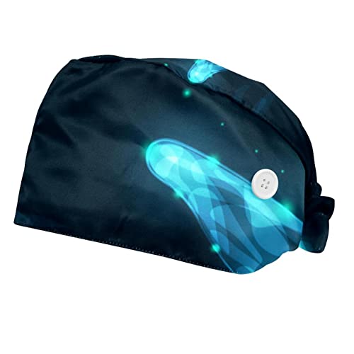 Casquette pour Hommes Femmes Papillon Chapeaux de Travail Confortables pour Cuisine et Atelier
