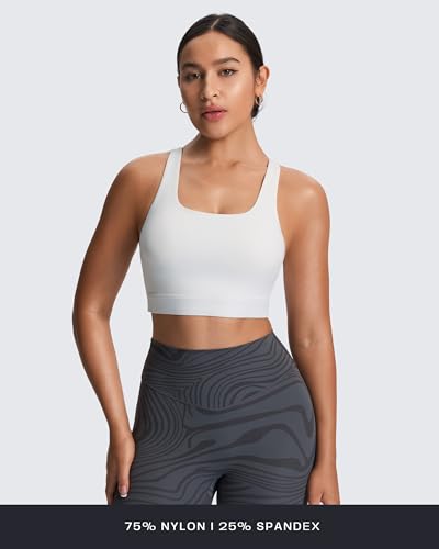 Image of Aoxjox Women's Workout Sports Bras High Impact Fitness Training Gym Khloe Bra Yoga Crop Tank