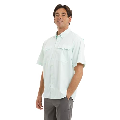 PELAGIC Men's Keys Guide Fishing Shirt, Short Sleeve, UPF 50+ Protection, Ventilated and Lightweight2