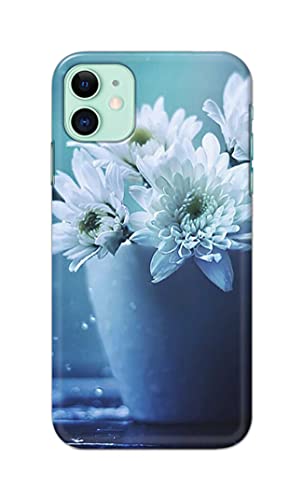 Image of PRINTFIDAA Flowers in The Glass On The Table Printed Designer Hard Back Case Cover for Apple iPhone 11 (6.1 inch), A2221, A2111 -(SF) MVN1002