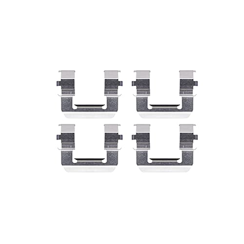 Image of Detroit Axle - Front Brake Pads for Chevy Equinox Impala Malibu Limited | GMC Terrain Buick Allure LaCrosse Cascada Regal Saab 9-5, Ceramic Brake Pads w /Hardware Replacement