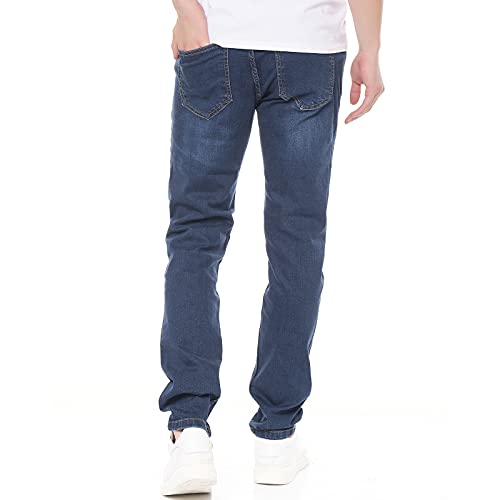 Smith & Solo Jeans heren - slim fit jeansbroek stretch moderne mannen rechte broek cut basic gewassen - Image 4