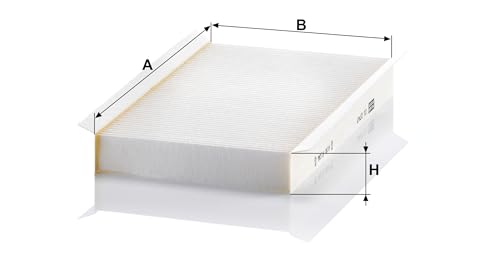 Image of MANN-FILTER CU 2747 Cabin Filter for Car