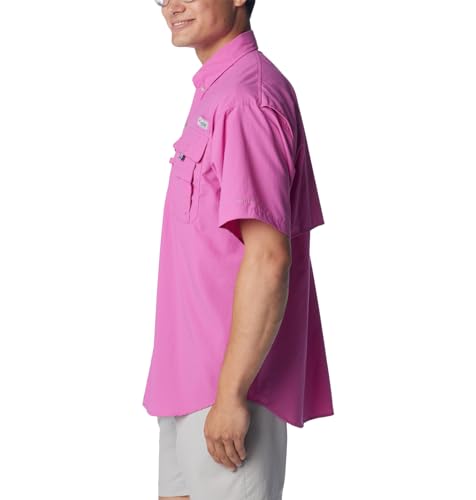 Image of Columbia Men Omni-Shade Bahama II Hiking and Trekking Short Sleeve Shirt