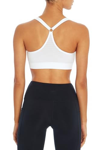 Image of Marika Women's Johanna Molded Cup Seamless Sports Bra, White, Medium