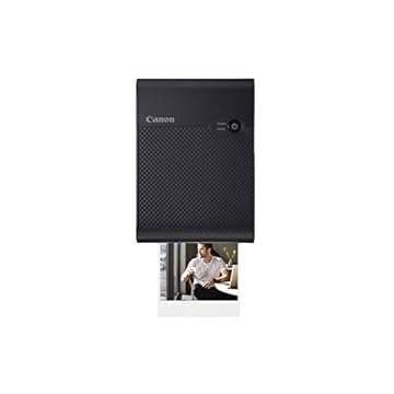 Canon Impressora fotográfica quadrada portátil SELPHY QX10 para iPhone ou Android, preta