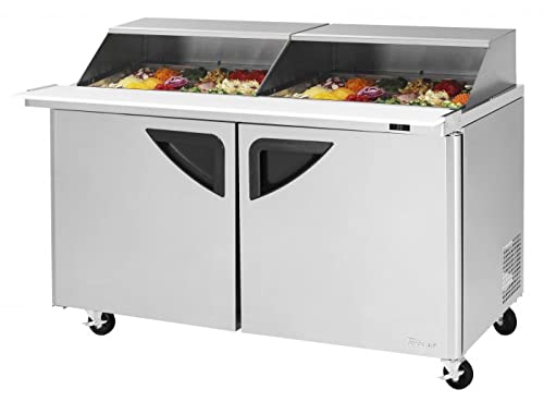 Turbo Air 2-Door Sandwich Salad Prep Table 19-CU.ft. TST-60SD-24-N-SL