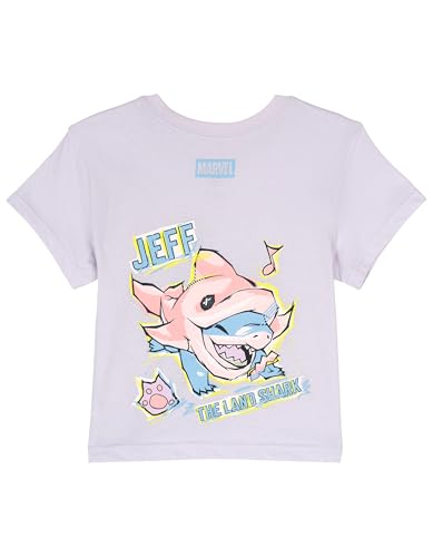 Image of Marvel Girls T-Shirt and French Terry Shorts Outfit Set Toddler to Big Kid Sizes (2T - 14-16)