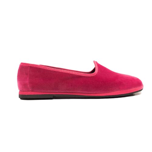 Tradizionale Friulane Shoes for Women – Velvet Ballet Slippers, Italian Handmade Women's Loafers & Slip-Ons, Elegant Indoor Slippers