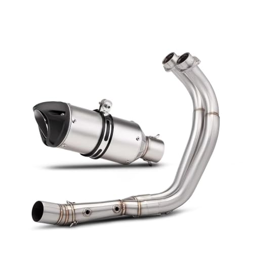 Tuyau d'échappement en acier inoxydable haute finition pour gamme MT-07 R7