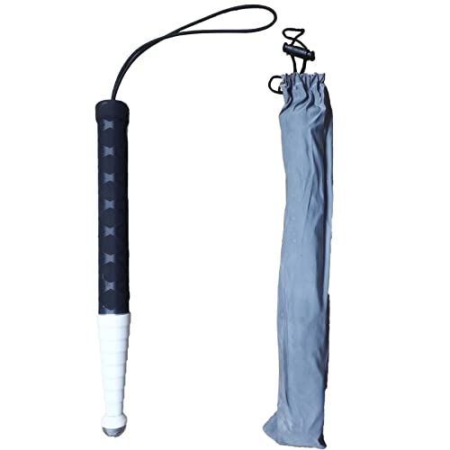 BIBEZE Rétraction Portable bâton de Marche, Canne de Marche Pliable légère et réglable pour Hommes et Femmes, béquille à la Main Portable -...