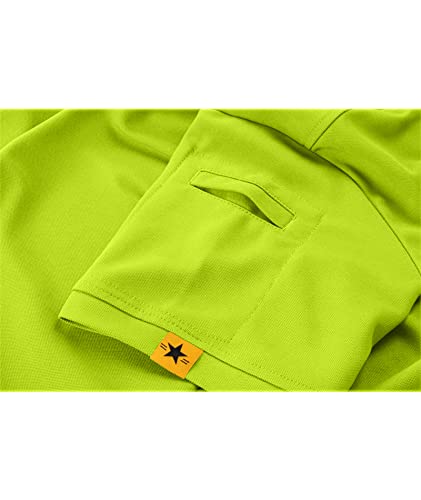Secood Boys Polo Shirt Short Sleeve Summer Casual Sport Golf School Uniform Clothes, Green M #TOP6