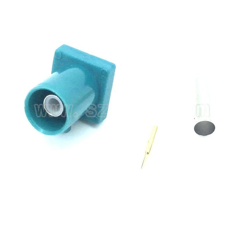 10PCS GPS Devices FAKRA "Z" Male Connector 4004 SMB Male Plug pin Crimp for RG316 RG174 Cable