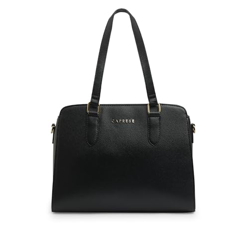 Image of Caprese Jolie Satchel Medium Bag for Women With Adjustable & Detachable Strap, Multiple Compartments & Zip Closure | Versatile Shoulder, Crossbody & Handheld Bag for Work,Travel & Everyday Use