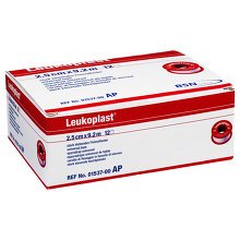 Leukoplast 1 para fijar vendajes y apósitos, 12 rollos de 9,2 m x 2,50 cm
