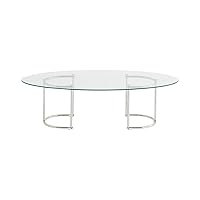 Amazon.co.jp: 【Roomnhome】ボートガラステーブル 幅120cm センター