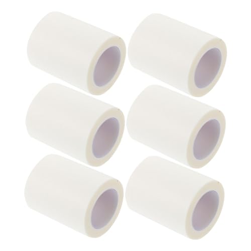 Baluue Breathable Skin Pressure Tape 6 Rolls of Paper Tapes White Replacement