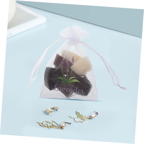 20 bolsas de malla con cincho para lavanda y especias miniatura 6