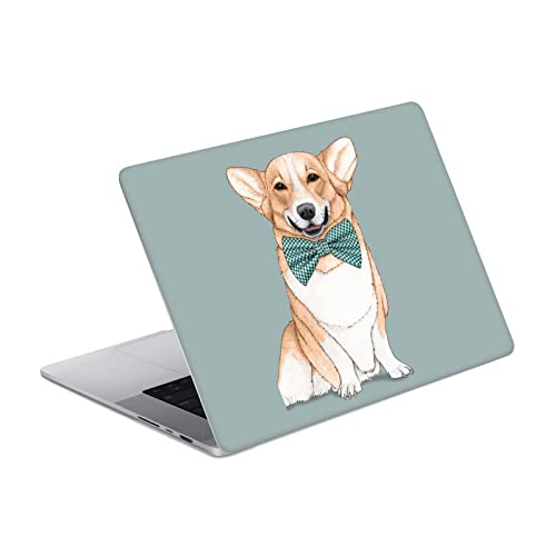 Autocollant MacBook Pro 16 anti-rayure fin style Corgi Barruf