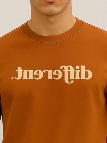 Image of Nobero 100% Cotton T Shirts for Men Stylish | Regular Fit | Graphic Printed T Shirts for Men 180 GSM Combed Cotton | Round Neck Half Sleeve