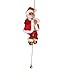 Kletterfigur Elektrische Geschenke Weihnachtsmann Ornament Leiter Santa Home Decor 1750 Schaukelbefestigung Kurz